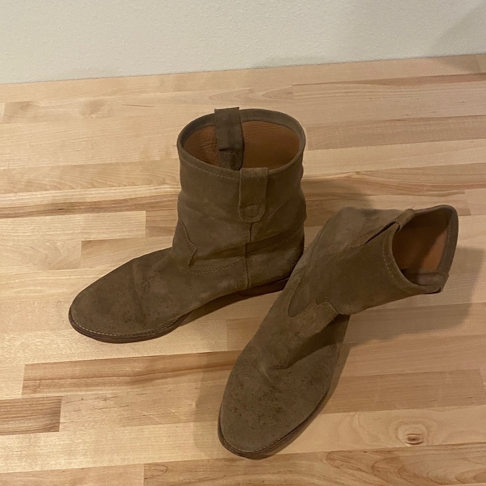 Isabel Marant woman’s Tan Suede Boots